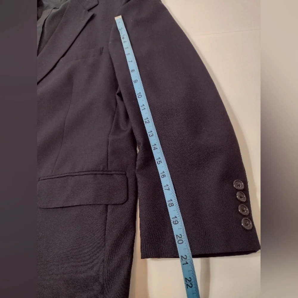 Esquire Neckwear Navy Men's Blazer Size (46.L)